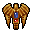 ornamented brooch 12424